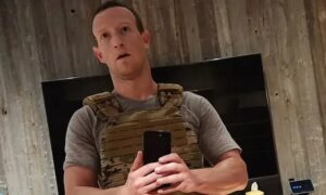 Mark Zuckerberg In Bullet Proof Vest