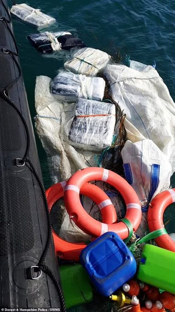 Huge Cocaine Haul Washed Up On Beach In Isle of Wight